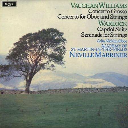 Vaughan Williams* / Warlock* - Academy Of St. Martin-in-the-Fields*, Neville Marriner* : Concerto Grosso - Concerto For Oboe And Strings / Capriol Suite - Serenade For Strings (LP, RP)