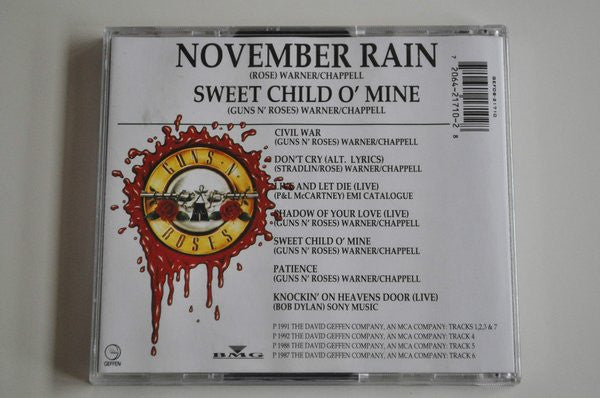 Guns N' Roses : November Rain (CD, EP, Ltd + CD, Maxi)