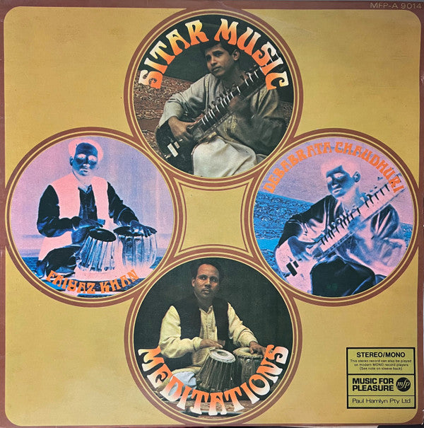 Debabrata Chaudhuri*, Faiyaz Khan : Sitar Music Meditations (LP, Album)