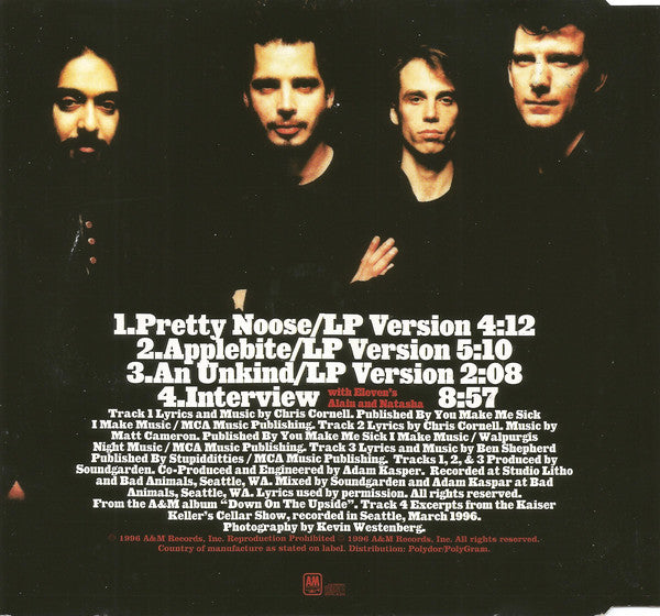 Soundgarden : Pretty Noose (CD, Single)