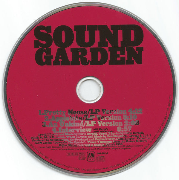 Soundgarden : Pretty Noose (CD, Single)