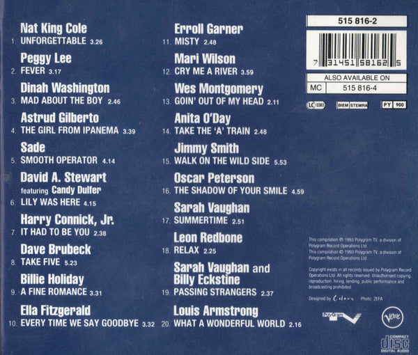 Various : Midnight Moods (The Lighter Side Of Jazz) (CD, Comp, RM)