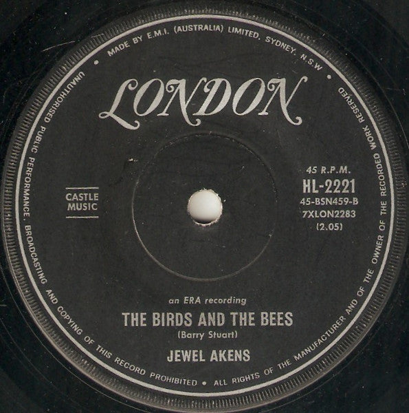 Jewel Akens : The Birds And The Bees (7", Single)