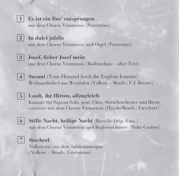 Die Wiener Sängerknaben : Und Ihre Schönsten Weihnachtslieder (CD, Album, RE)
