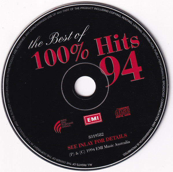 Various : The Best Of 100% Hits 94 (CD, Comp)