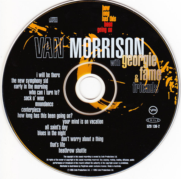Van Morrison With Georgie Fame & Friends* : How Long Has This Been Going On (CD, Album)