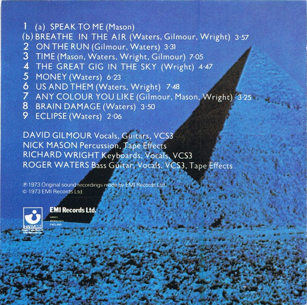 Pink Floyd : The Dark Side Of The Moon (CD, Album, RE, EMI)
