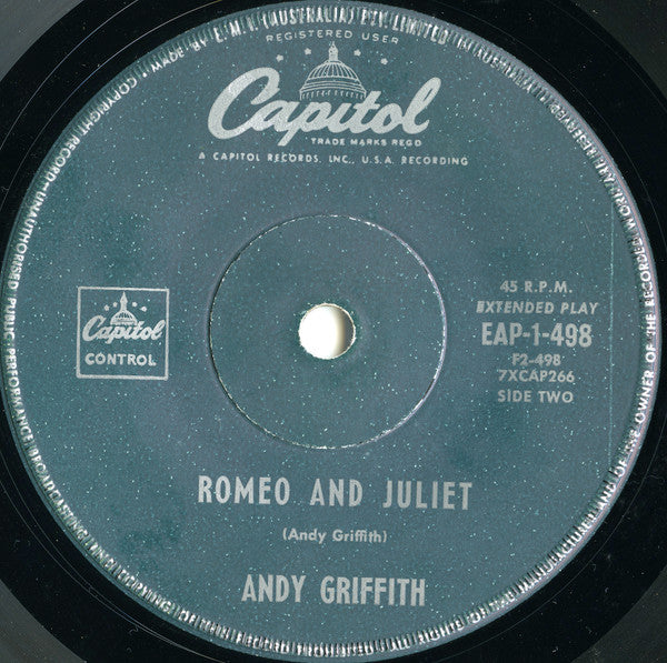 Andy Griffith : What It Was, Was Football (7", EP, RE)
