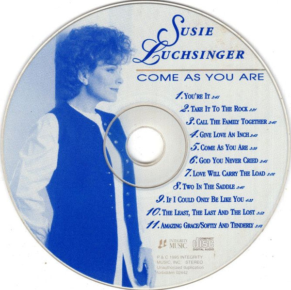 Susie Luchsinger : Come As You Are (CD, Album)