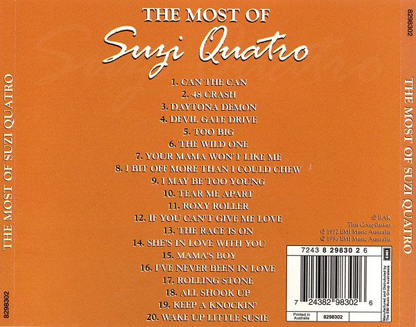 Suzi Quatro : The Most Of (CD, Comp)