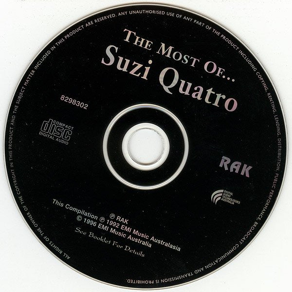 Suzi Quatro : The Most Of (CD, Comp)