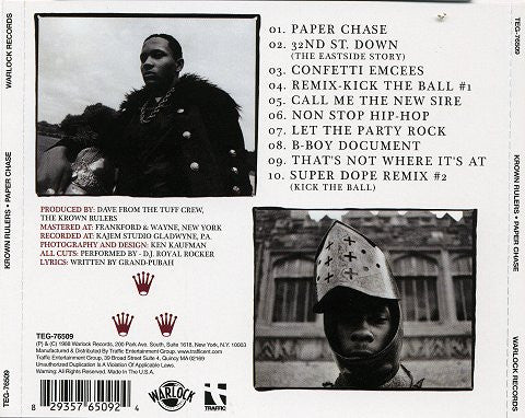Krown Rulers : Paper Chase (CD, Album, RE)