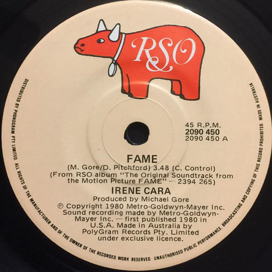 Irene Cara : Fame (7", Single)