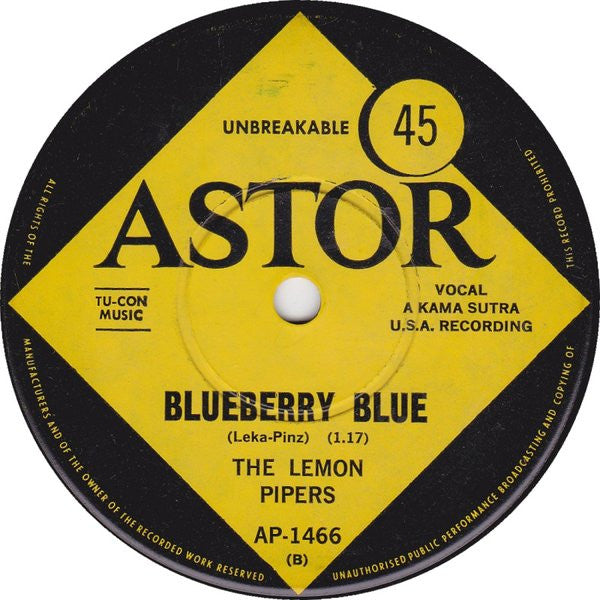 The Lemon Pipers : Rice Is Nice  (7", Single)