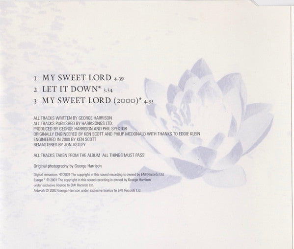 George Harrison : My Sweet Lord (CD, Single)