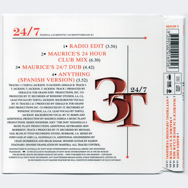 3T : 24/7 (CD, Maxi)