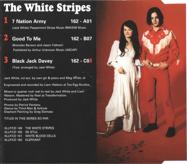 The White Stripes : 7 Nation Army (CD, Single)