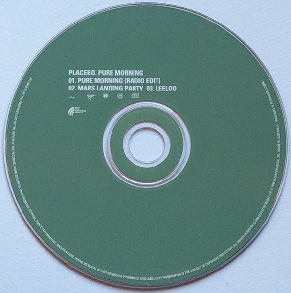 Placebo : Pure Morning (CD, Single)