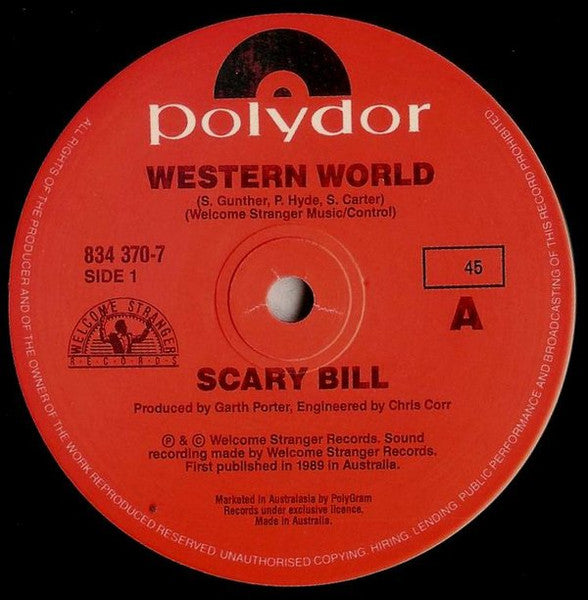 Scary Bill : Western World (7", PS)
