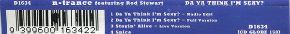 N-Trance Featuring Rod Stewart : Da Ya Think I'm Sexy? (CD, Maxi)