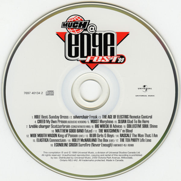 Various : Much@Edgefest'99 (CD, Comp)