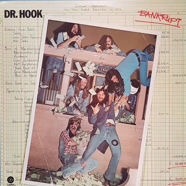 Dr. Hook : Bankrupt (LP, Album, Red)