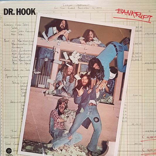 Dr. Hook : Bankrupt (LP, Album, Red)