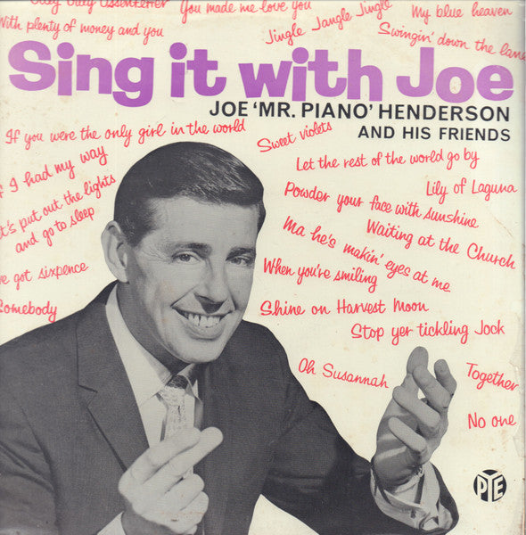 Joe 'Mr Piano' Henderson And His Friends : Sing It With Joe (LP, Mono)