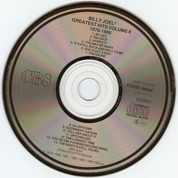 Billy Joel : Greatest Hits Volume I & Volume II (2xCD, Comp)