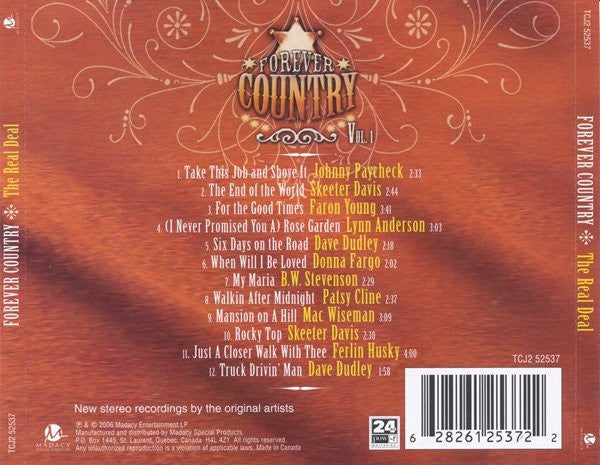 Various : Forever Country (3xCD + Box, Comp, Tin)