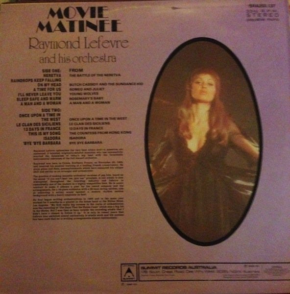 Raymond Lefevre & His Orchestra* : Movie Matinee (LP, Album)