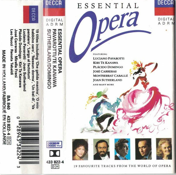 Various : Essential Opera (Cass, Comp, Chr)