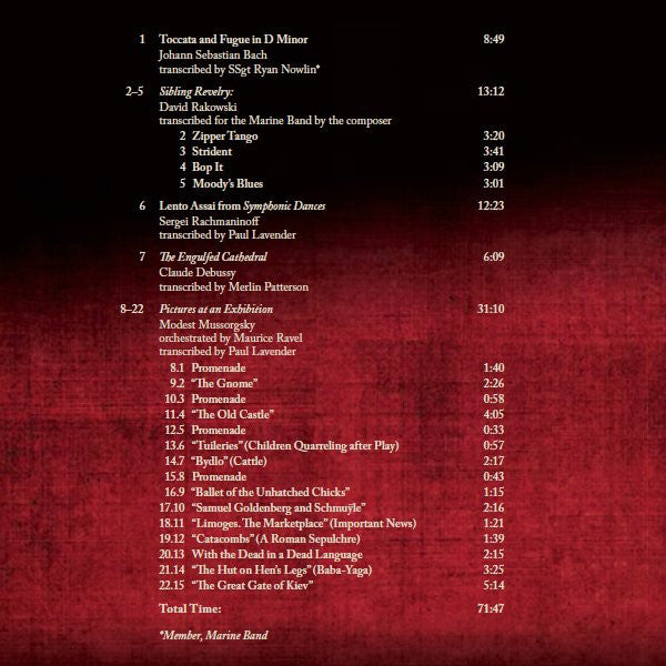 U.S. Marine Band, Michael J. Colburn : From The Keyboard (CD)