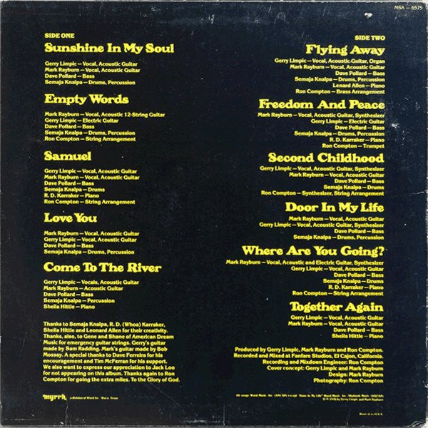 Gerry Limpic & Mark Rayburn* With Dave Pollard (4) : Limpic & Rayburn (LP, Album, RE)