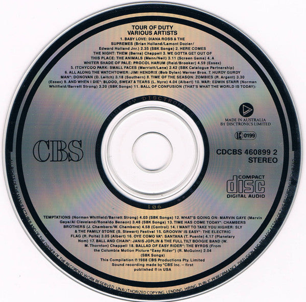 Various : Tour Of Duty (CD, Comp)