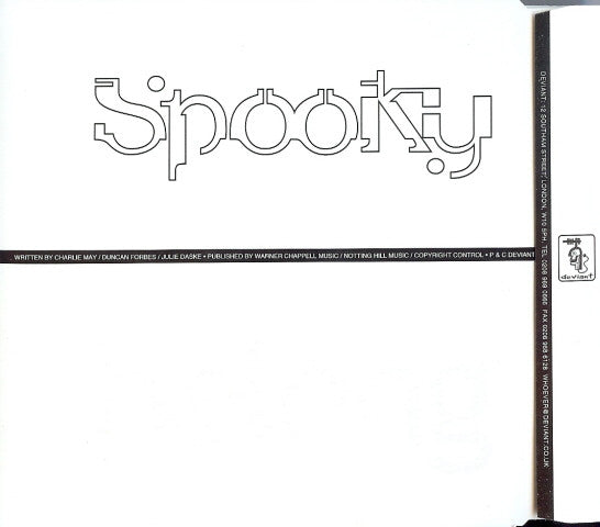 Spooky : Belong (CD, Maxi, Promo)
