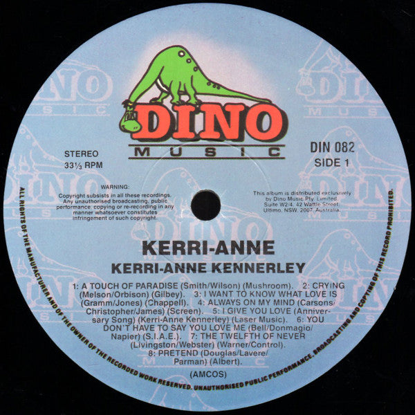 Kerri-Anne Kennerley : Kerri-Anne (LP, Album)