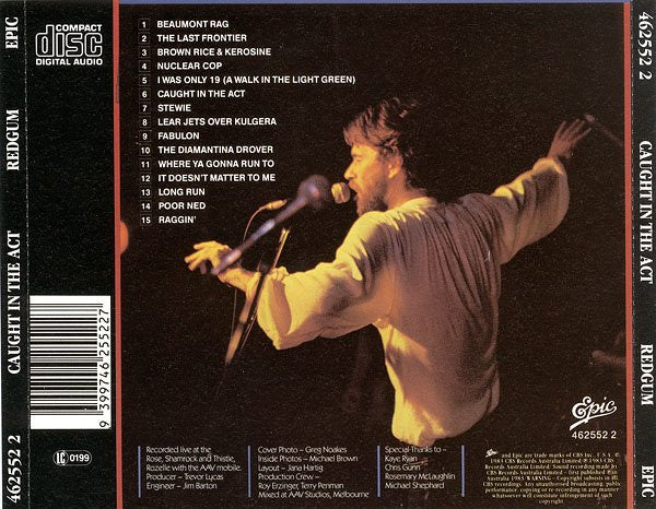 Redgum : Caught In The Act (CD, Album, RE)
