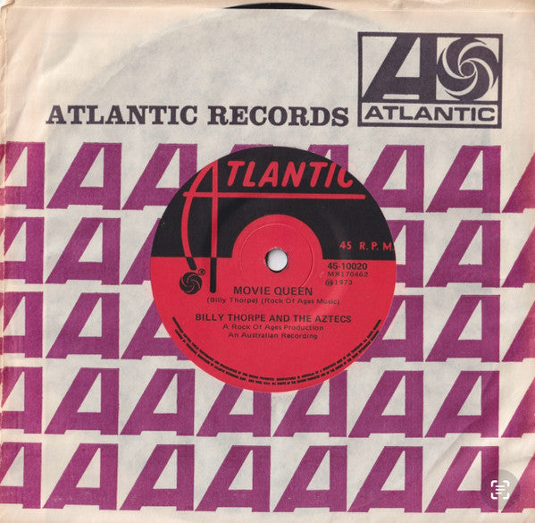 Billy Thorpe And The Aztecs : Movie Queen (7")