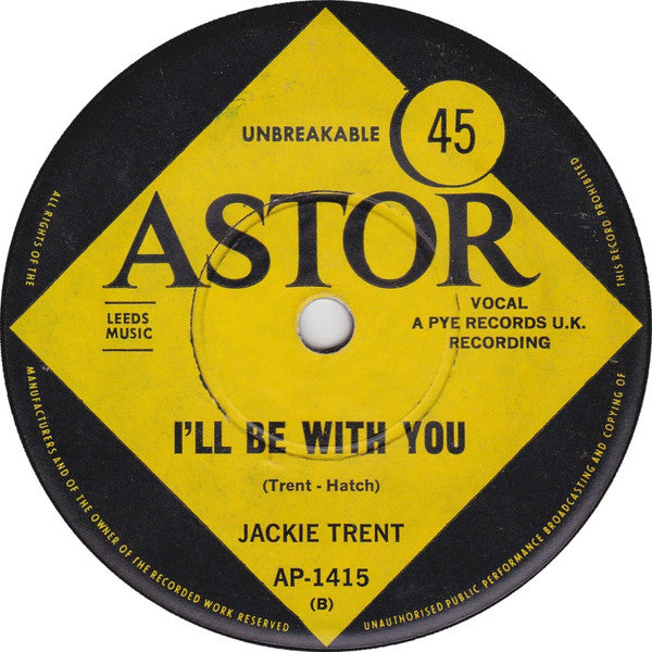 Jackie Trent & Tony Hatch / Jackie Trent : The Two Of Us / I'll Be With You (7", Single)