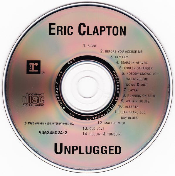 Eric Clapton : Unplugged (CD, Album)