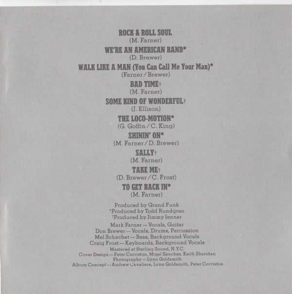 Grand Funk* : Grand Funk Hits (CD, Comp, Club, RE)