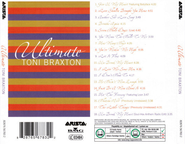 Toni Braxton : Ultimate Toni Braxton (CD, Comp, Copy Prot.)