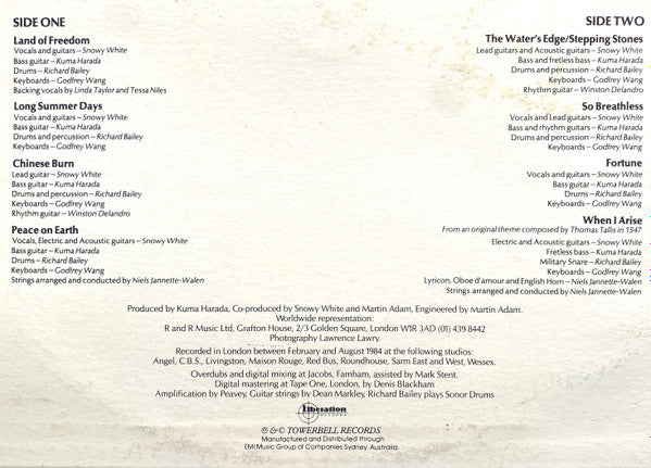 Snowy White : Land Of Freedom (LP, Album)