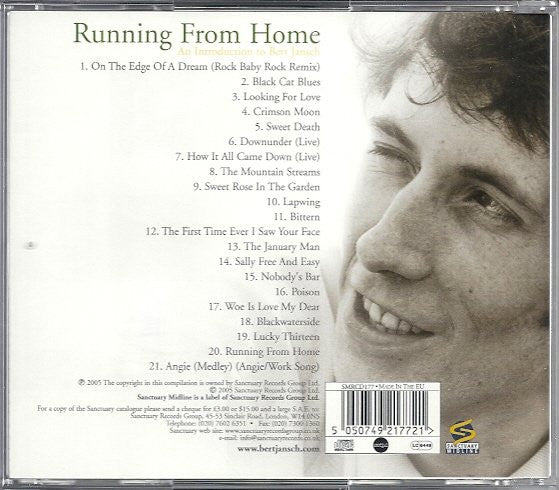 Bert Jansch : Running From Home, An Introduction To Bert Jansch (CD, Comp, RE)