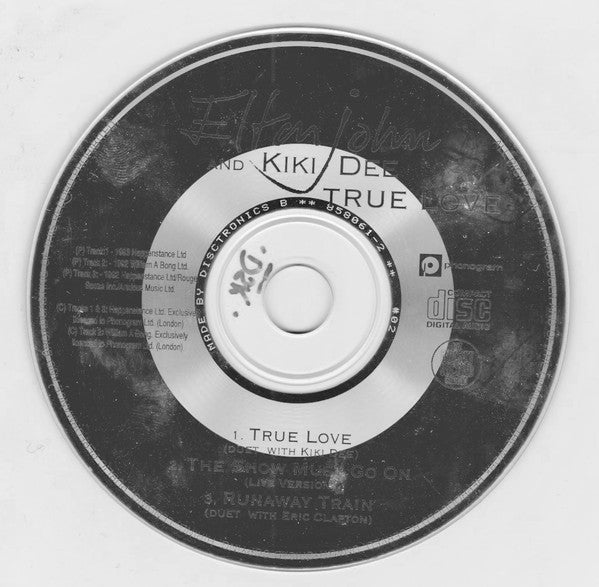 Elton John & Kiki Dee : True Love (CD, Single)