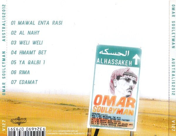 Omar Souleyman : Australis 2012 Tour Album (CD, Album)