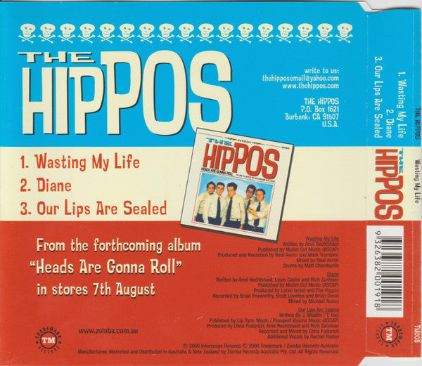 The Hippos : Wasting My Life (CD, Single)