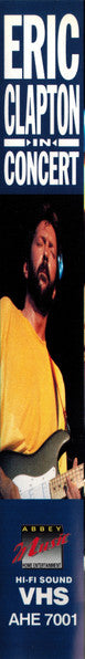 Eric Clapton : In Concert (VHS, PAL)