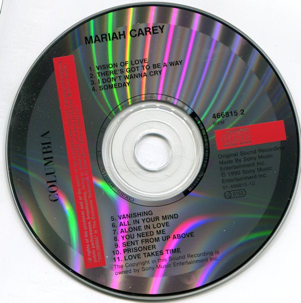 Mariah Carey : Mariah Carey (CD, Album, RE)